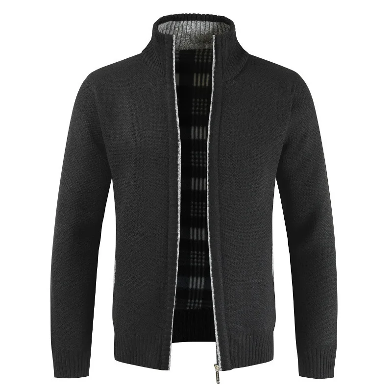 Men's Men's Sweater Jacket Loose Sweater Men's Casual Green Knitted Cardigan Tide