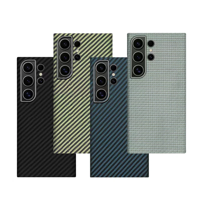 New KZDOO Keivlar Carbon Fiber Protective Shell Cover Durable Lightweight Case for Samsung Galaxy S24 Plus/ S24 Ultra