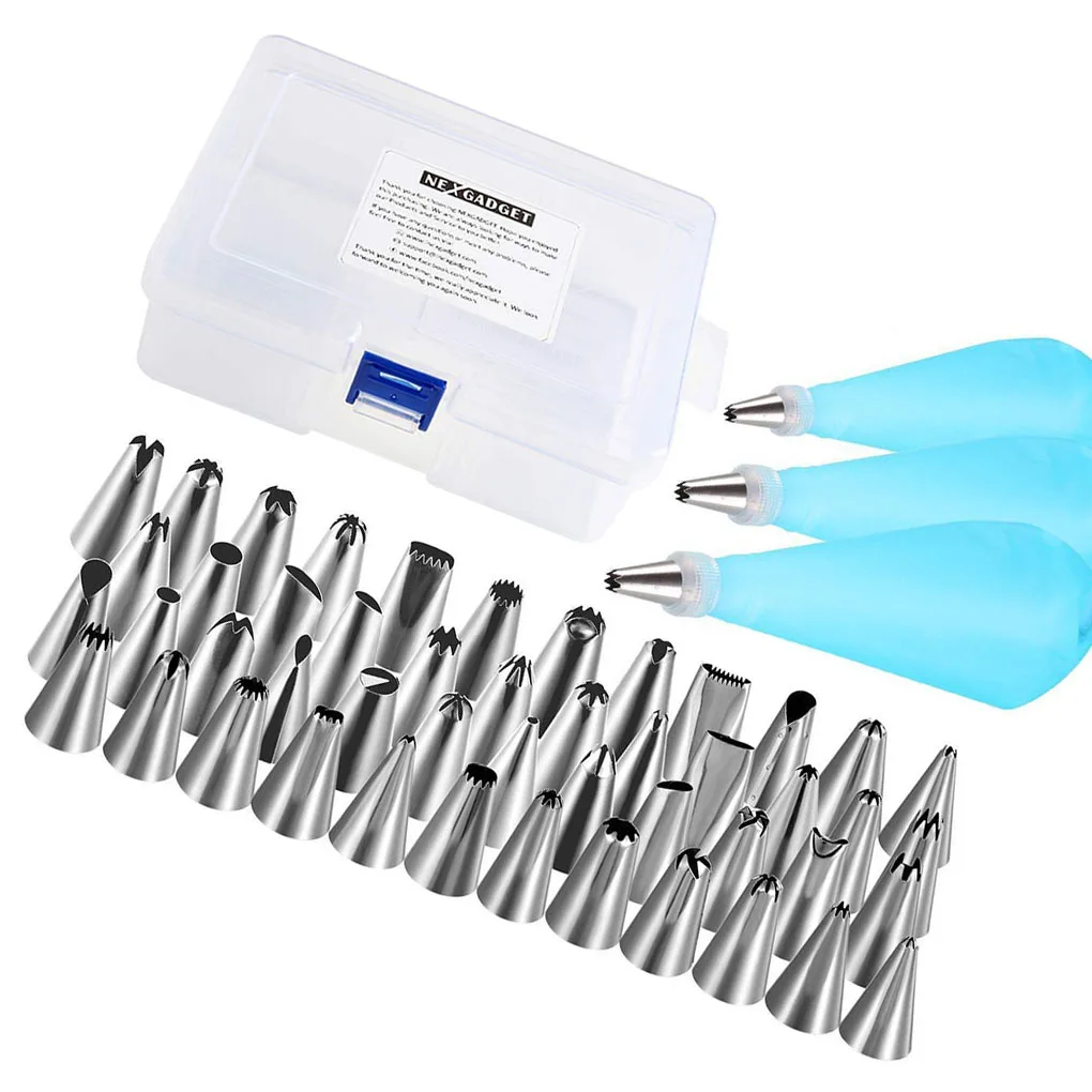 55Pcs Icing Tips An…