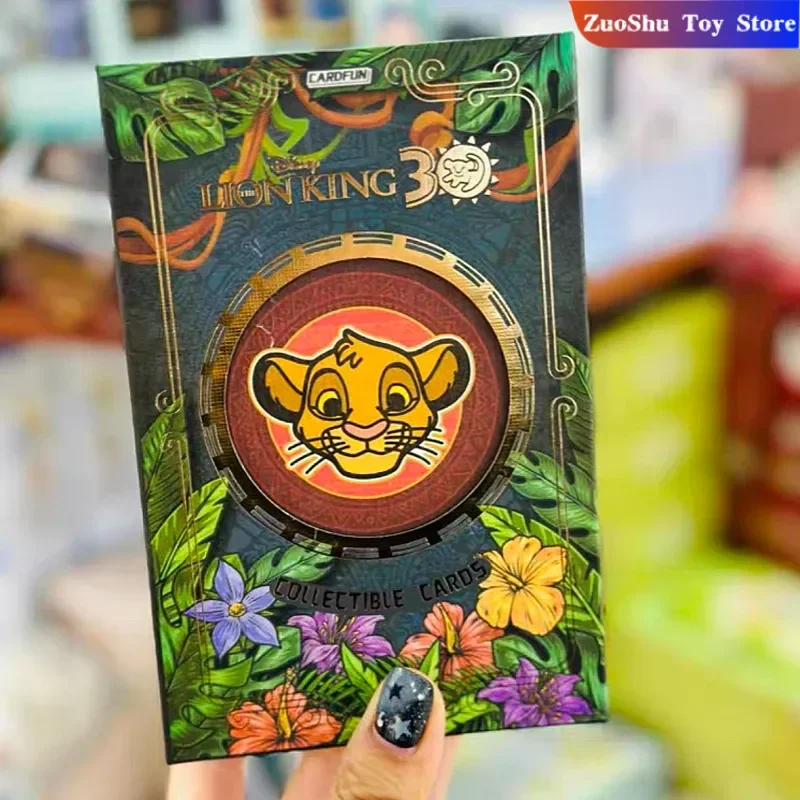 

Original The Lion King 30th Anniversary Edition Trading Collectible Card Simba Scar Anime Character Card Kids Toys Gifts
