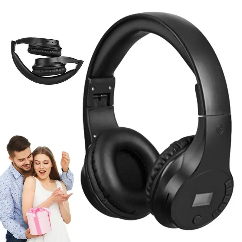 Headphone Radio Portable Wireless Headset Noise Reduction Wireless Headset FM Radio Ear Muffs For Walking Listening Test Jogging