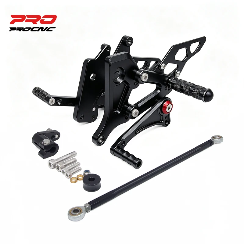 For Yamaha YZF RS150 Motorcycle Rearset Footrest Footpeg pedal CNC Aluminum Alloy Foot peg Rear Set