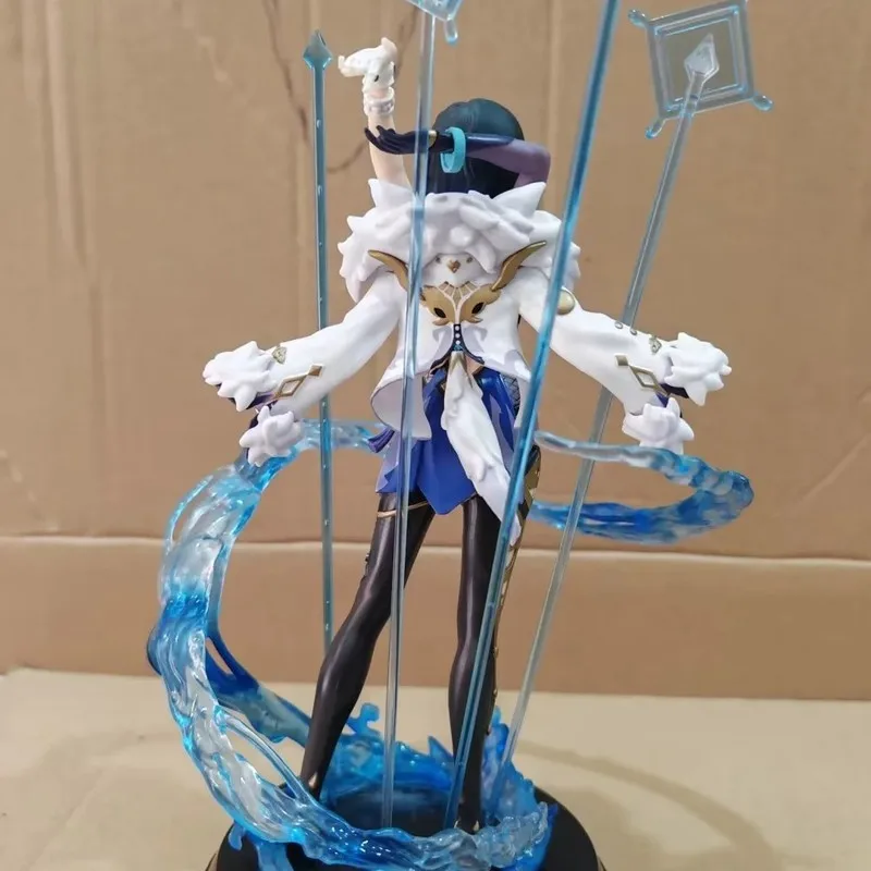 Genshin Impact Yelan Orchid in Secluded Valley Thousand Faces 26cm Scene Model Anime Figure Statue Desktop Decoration Gift