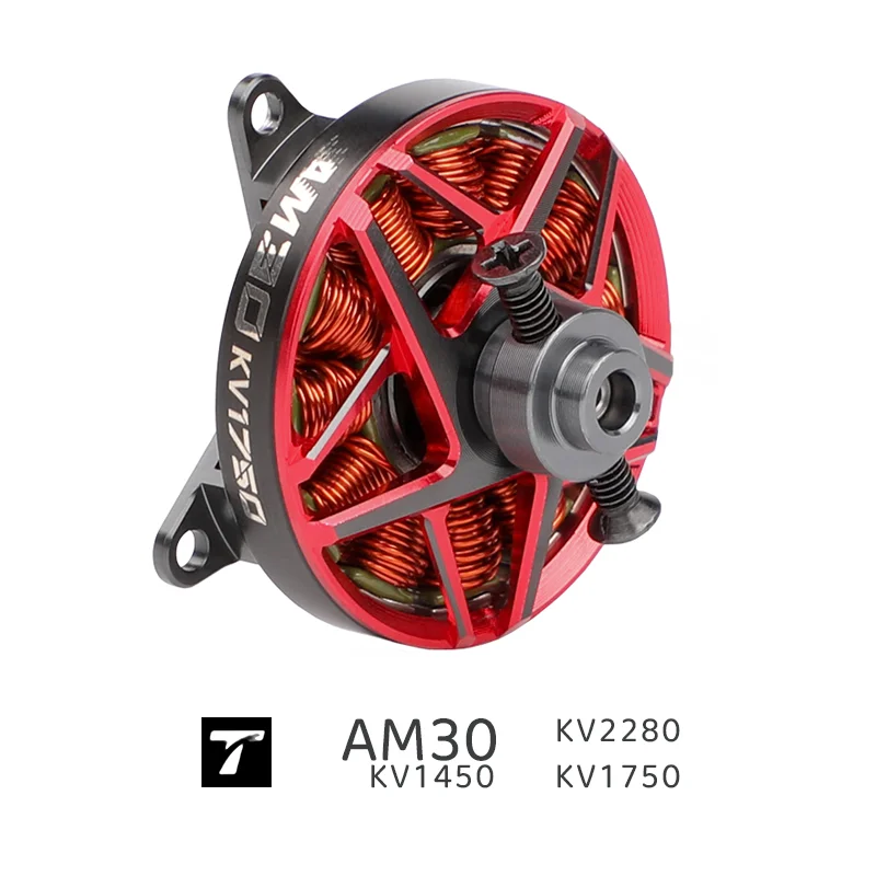 AM30 3D/4D T-MOTORKV1450 KV1750 KV2280 AM Series Brushless Motor2-3S F3P Indoor Plane Power motor to match F3P3D and4D propeller