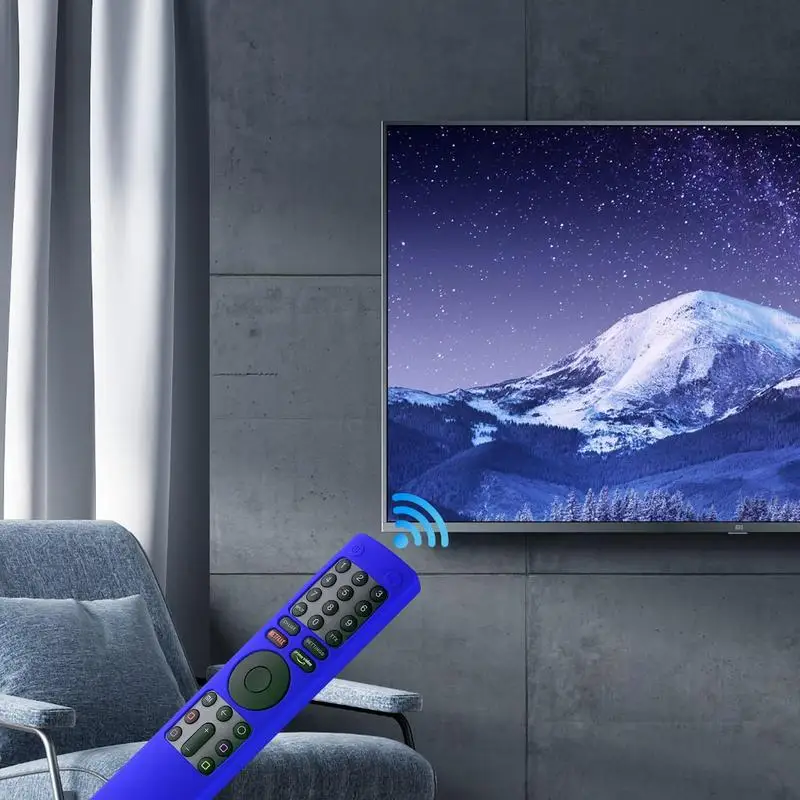 For MiTV 4S Smart TV L55M5-5ASP L65M5-5ASP Wireless Remote Control Protective Case Dustproof Shockproof Cover With Lanyard