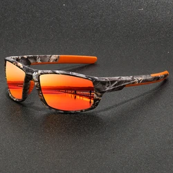 Gafas de sol deportivas polarizadas Vintage para hombre y mujer, lentes de sol deportivas para pescar, correr, ciclismo, montañismo, UV400