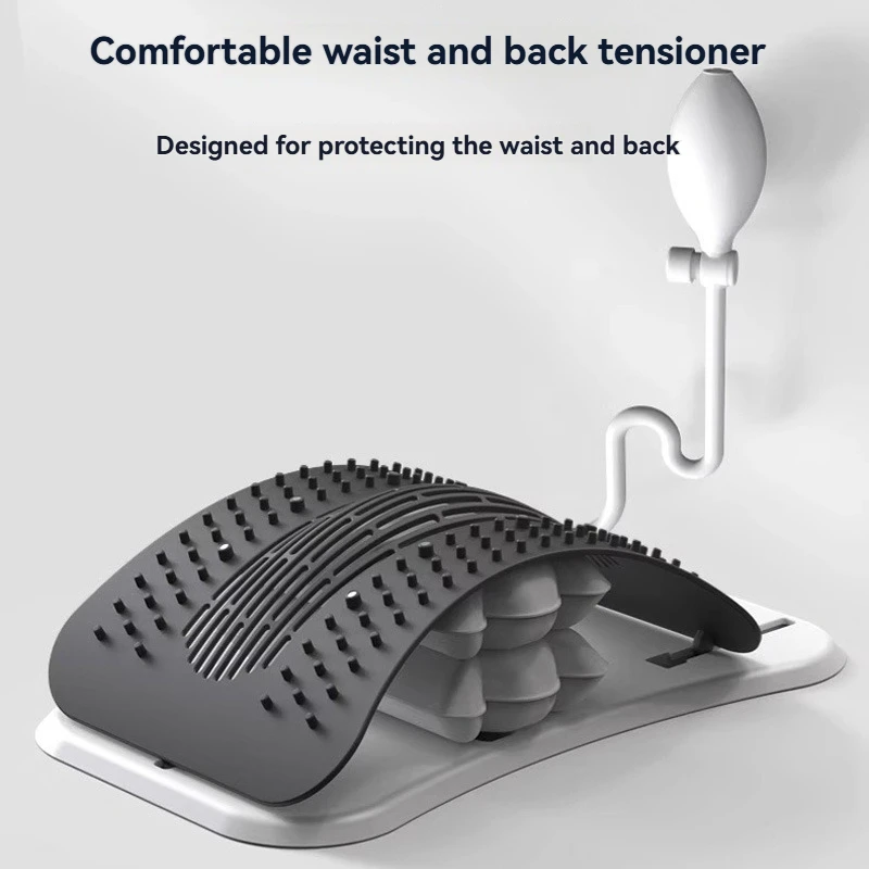 Airbag Lumbar Spine Soothing Massage Board Hunchback Correction Lumbar Spine Stretching Relief Nerve Compression Lumbar Support