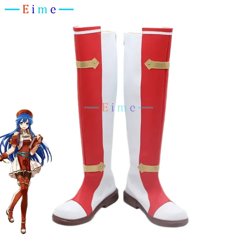 

Обувь для косплея Lilina, обувь из искусственной кожи, карнавальные ботинки на Хэллоуин, аксессуары в стиле аниме, реквизит для косплея на заказ