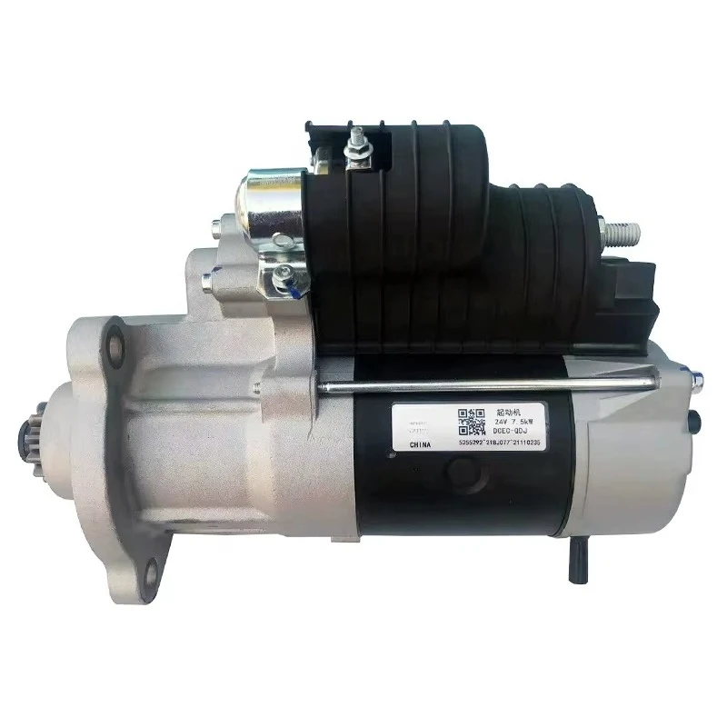 High Quality 6CT ISLe Dies el Engine Parts 24V 7.5KW Motor Starter 5255292 for Excavator Crane Etc