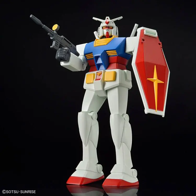 BANDAI 1/144 RX-78-2 Gundam Amuro Ray REVIVAL Remake modelo de ensamblaje Anime figuras de acción ensamblaje modelo de juguete