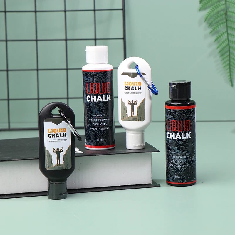 50/100 مللي مسحوق المغنيسيوم السائل الطباشير اللياقة البدنية رفع الأثقال كريم مضاد للانزلاق يحسن قبضة رفع الأثقال تسلق الصالة الرياضية #3