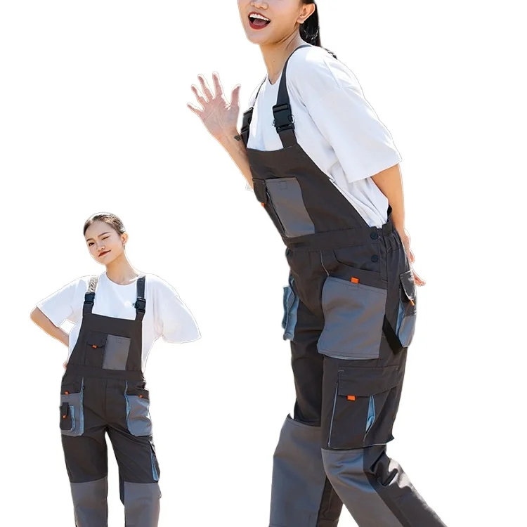 مريلة وزرة الرجال العمل المآزر مصلح حزام حللا السراويل زي العمل #3