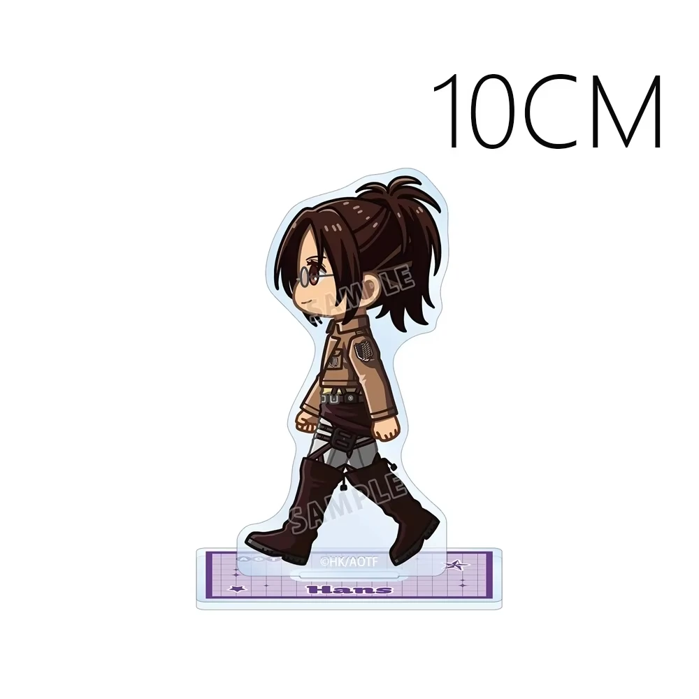 2026 New Attack on Titan Guard Prisoner VER 10&15CM Double Sided Acrylic Stand Keychain Anime Stand Eren Levi Hans Erwin Decor