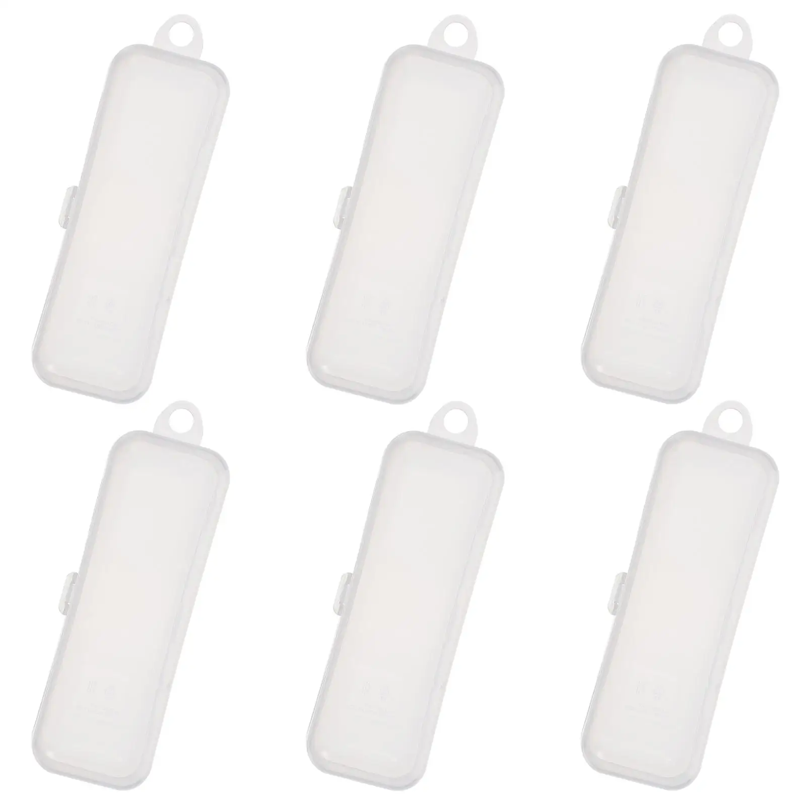 

6 Pcs Pacifier Storage Box Spoon Fork Container Kids Toddler Holder Durable PP Clean Dust Proof Baby Organizer