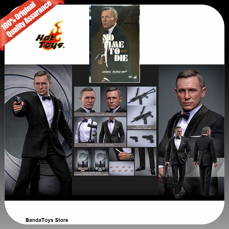 En Stock 100% Original Hot Toys HT 1/6 MMS803 No Time To Die James Bond 1/6 Figuras de Acción Coleccionables Anime Modelo Juguetes