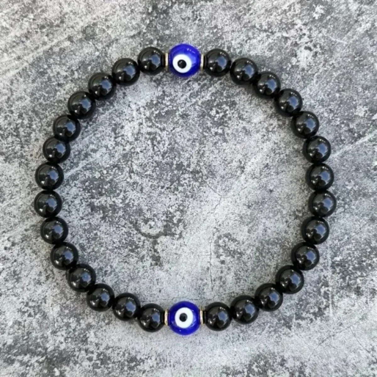 Bracelet de Protection contre l'empattement en Tourmaline noire, mauvais œil, bouclier Aura, absorbe l'énergie négative, guérison du cristal, soulagement du Stress