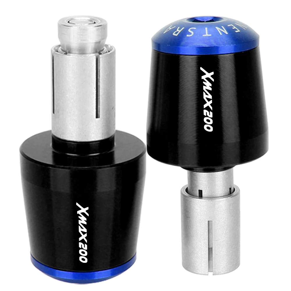 

For YAMAHA XMAX200 2009-2025 CNC Aluminium Motorcycle Accessories Handlebar Grips Bar Ends Cap Counterweight Plug Slide Cover