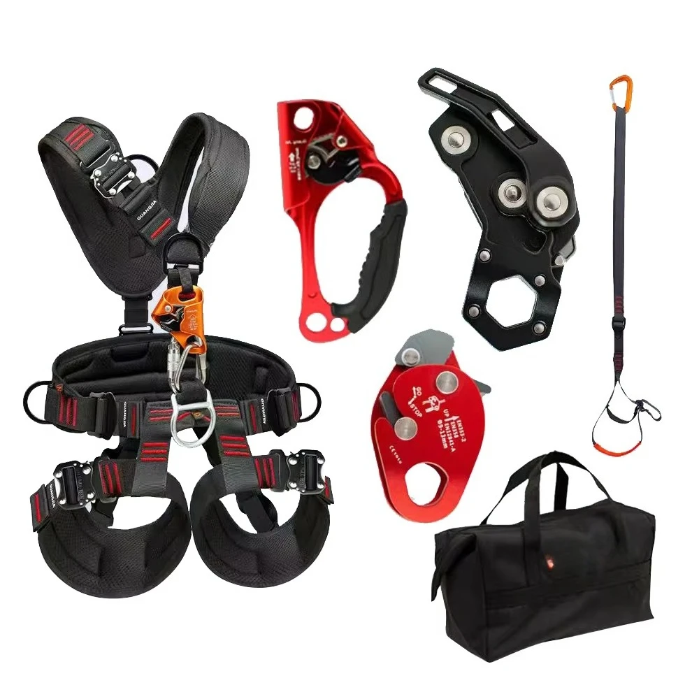 Fall Safety Kit With Harnesses And Lanyards For Aerial Work