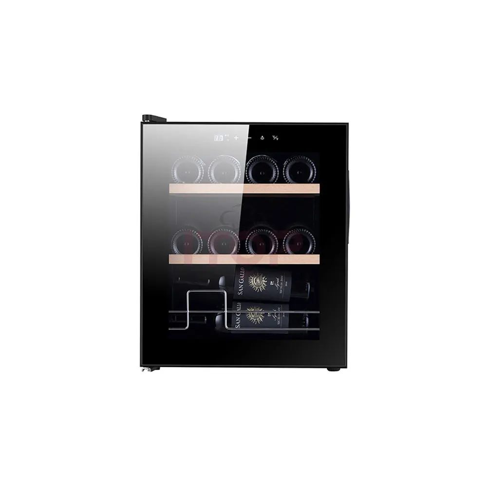 Mini Wine Fridge Brand Compressor  Small  Wine Cooler Dispenser Glass Door Beverage Cooler Wine Cellar Cabinet