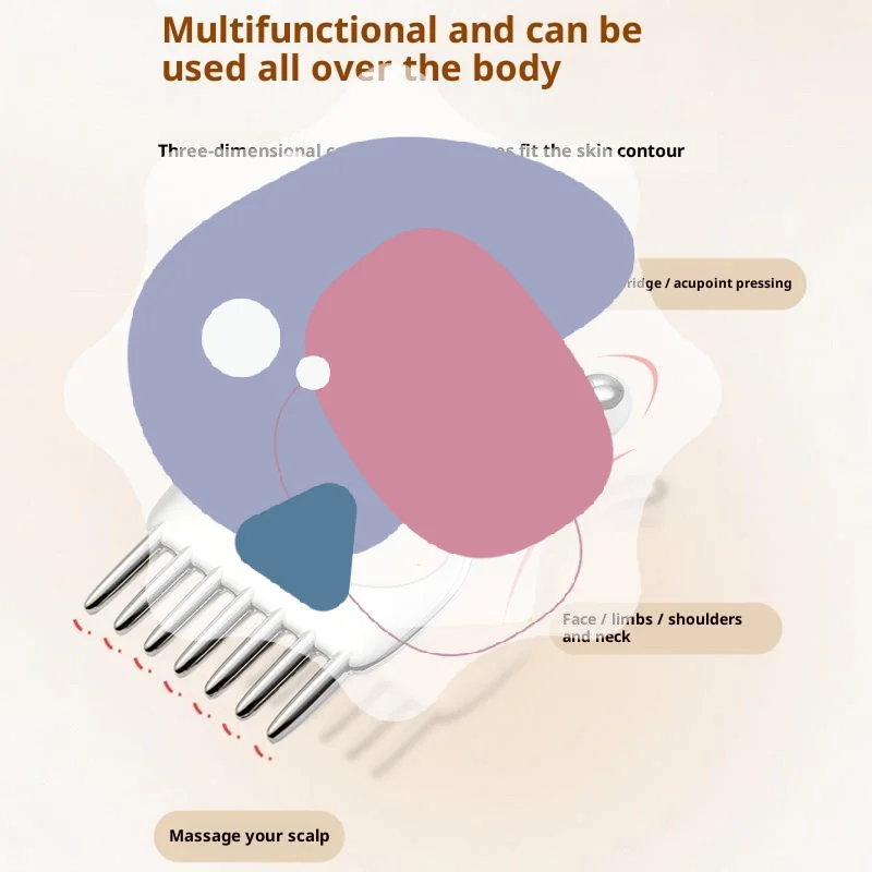 

Zinc Alloy Gua Sha Massage Tools Scraping Knife Massager For Relaxing Soft Tissue,Reduce Head,Neck,Back Pain