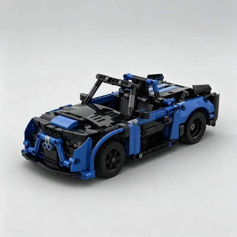 678PCS Convertible Sports Car Building Blocks Model Diy Assembly Toy Creative Vehicle Construction Racing Display Birthday Gift