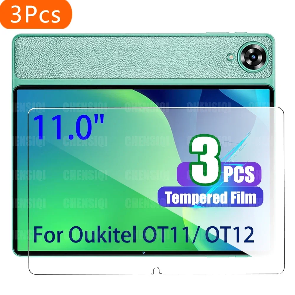 

3Pcs Screen Protector for Oukitel OT11 / Oukitel OT12 11" 2024 HD 9H Hardness Scratch Resistant Anti-fall Tablet Tempered Glass