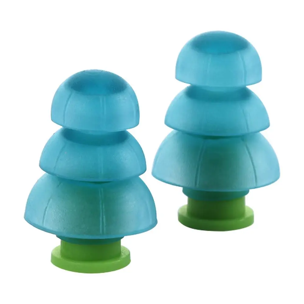 Concerts Reusable Soundproof Ear Plugs Noise Cancelling Hearing Protection Silicone