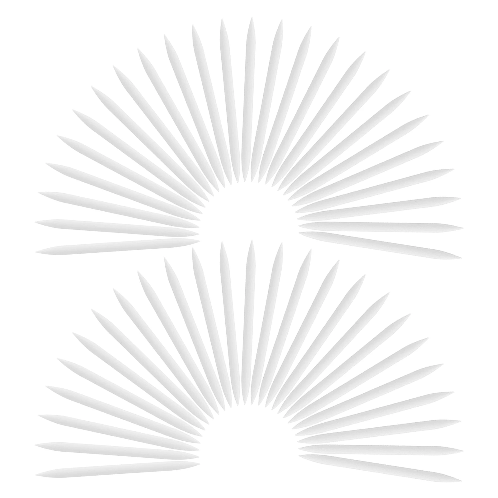 50 szt. Miękkie Silikonowe Końcówki do Eyelinerów Wymienne Precyzyjne Narzędzie do Makijażu DIY Wielofunkcyjne Główki do Eyelinerów