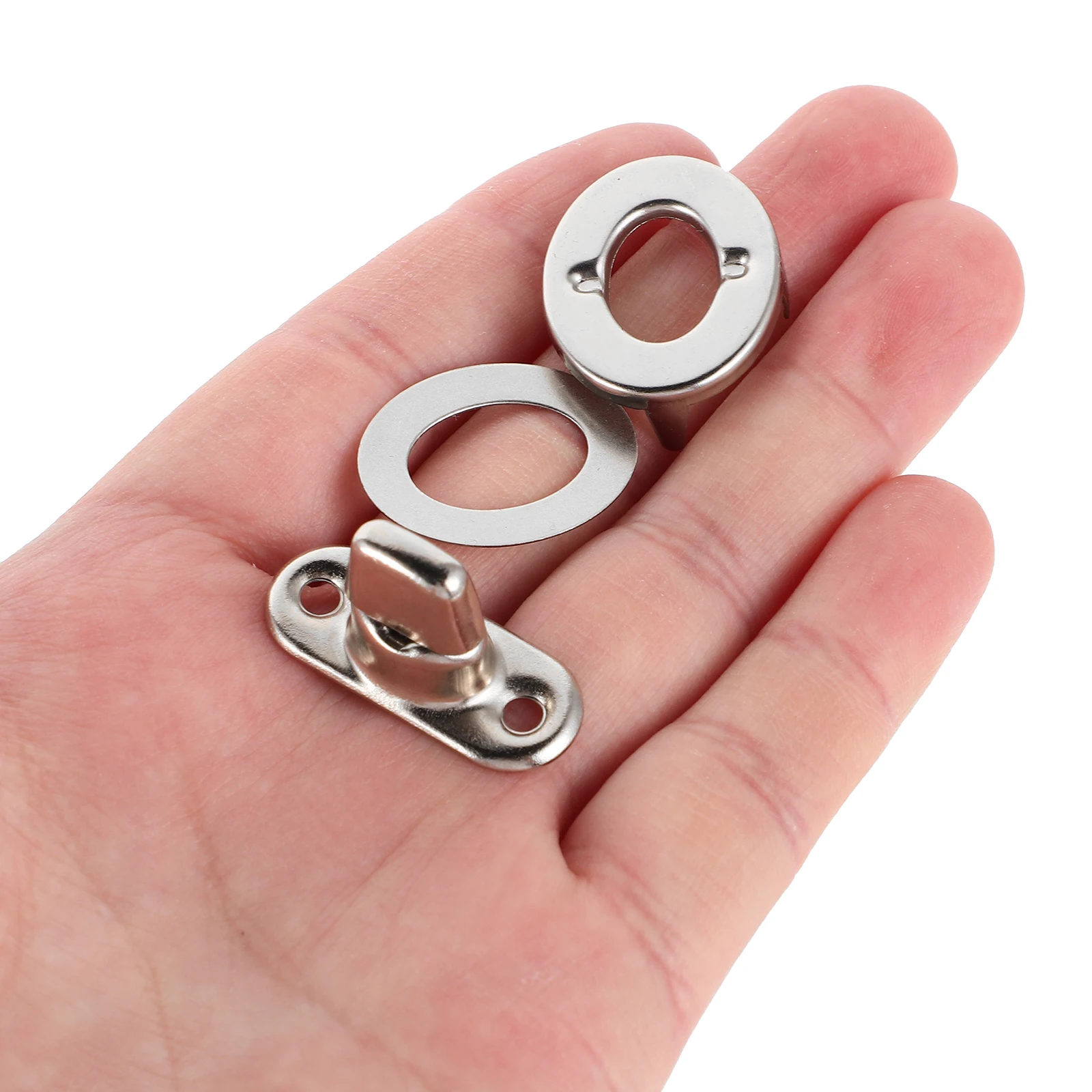

10 set Twist Knob Lock Bag Closure Fasteners Metal Clasp for Bags Wallet Turn Adjustable Hardware Purse Briefcase Handbag Making
