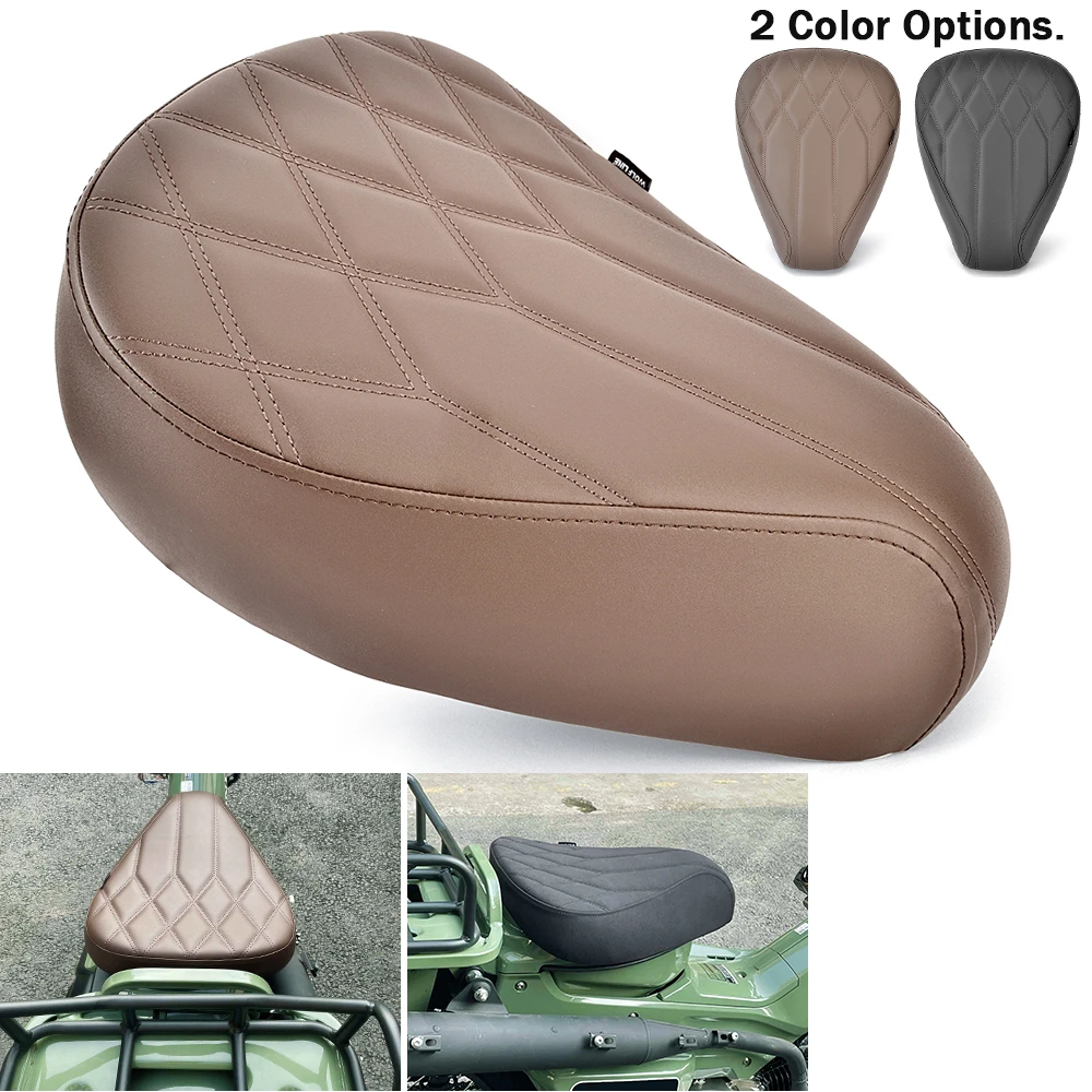 For Honda CT125 huntercub 125 Front Rider Solo Seat Cowl Cushion Pad Synthetic Leather Motorcycle 2023 2022 2021 2020