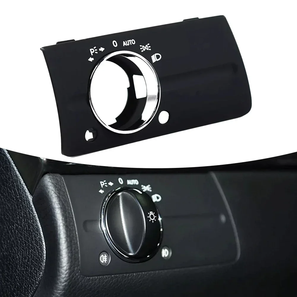 

Крышка панели переключателя фар для Mercedes Benz E Class W211 2003-2008, стандартная версия, крышка переключателя фар из АБС-пластика
