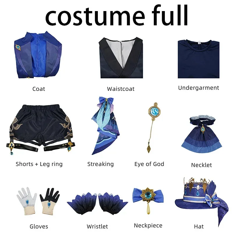 

Sky02 Focalors Cosplay Genshin Impact Furina Cosplay Costume Game Furina De Fontaine Uniform Halloween Party Costumes Masqu88Li