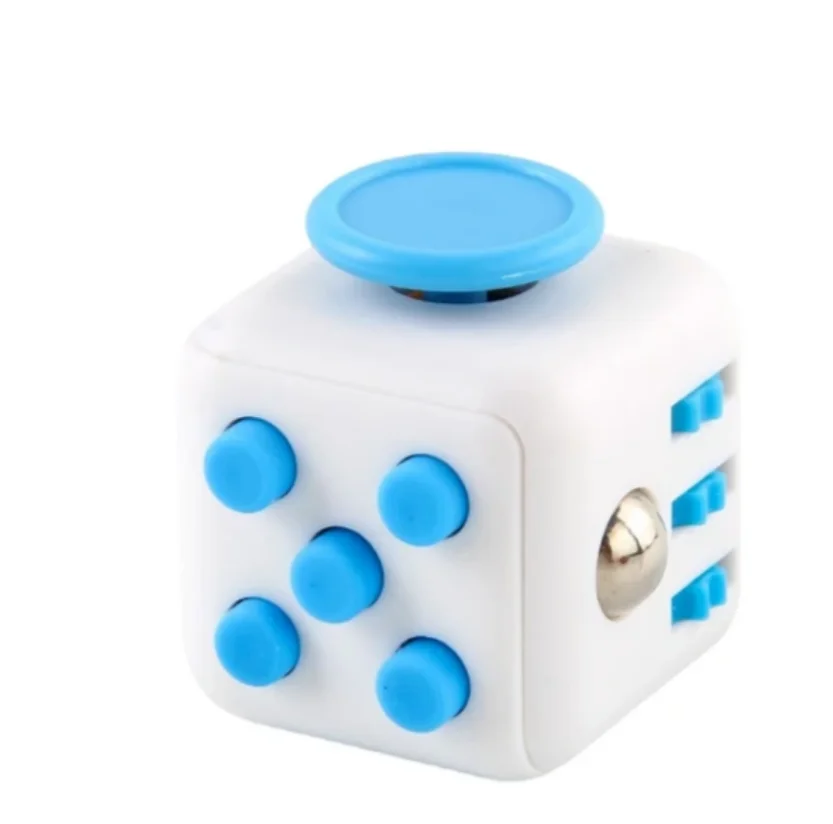 Solid Color Fidget Decompression Dice for Release Stress Autism Anxiety Relieve Adult Kids Stress Relief Anti-Stress Fingertip