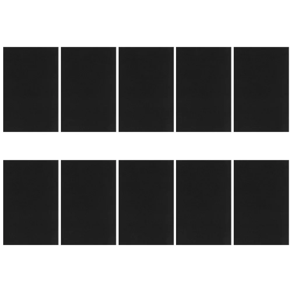 

10pcs Children Sand Painting Black Card Stock Crayon Supplies Drawing Paper Craft Projects Kids Creativity