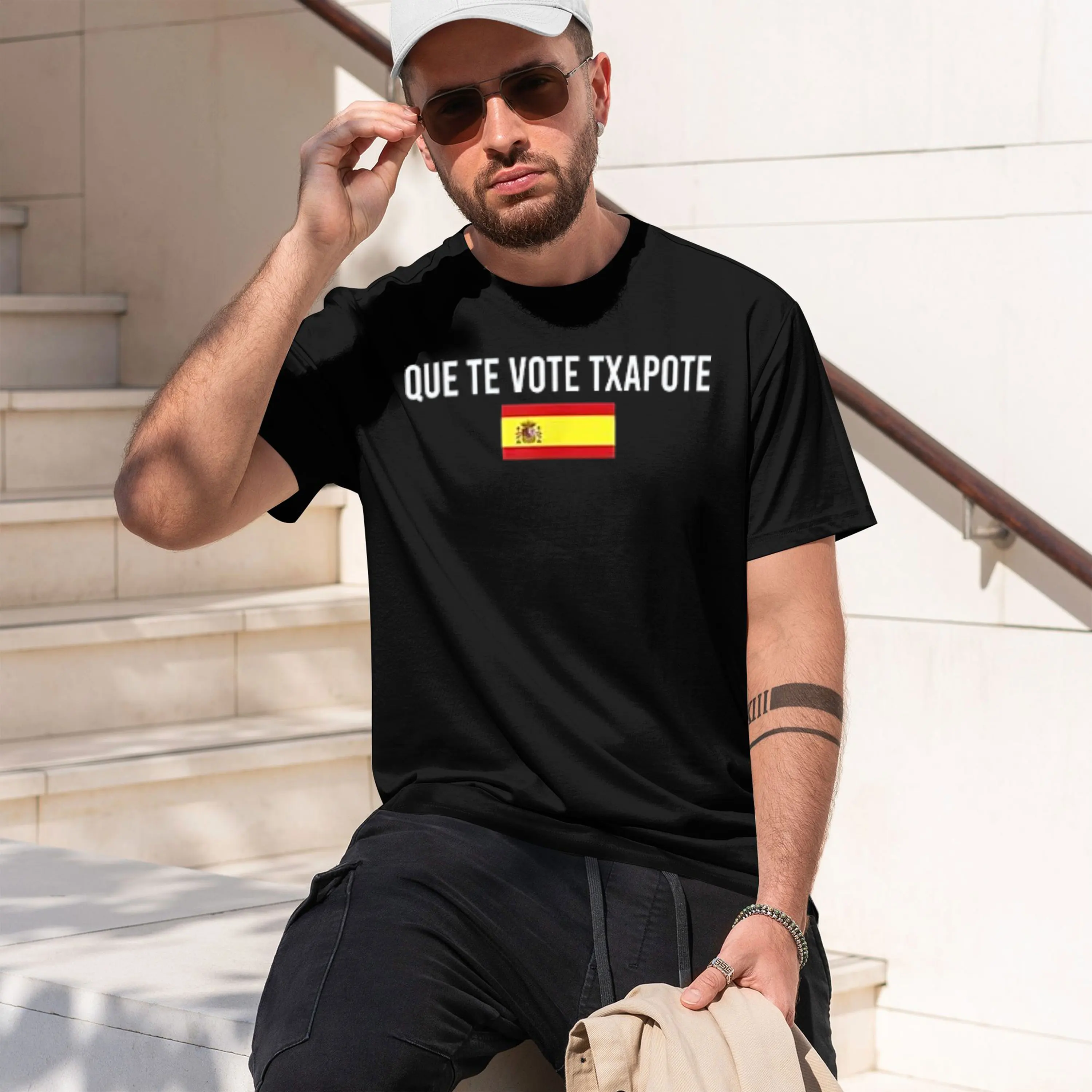Camiseta 2026 Nuevo Modelo Que Te Vote Txapote Sanchez Gobierno Dimisión Graciosa Viva España, Viva Nuestra Patria Patriótica