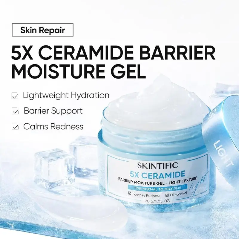 SKINTIFIC 5X Ceramide Repair Gel for Sensitive Skin-Light Texture