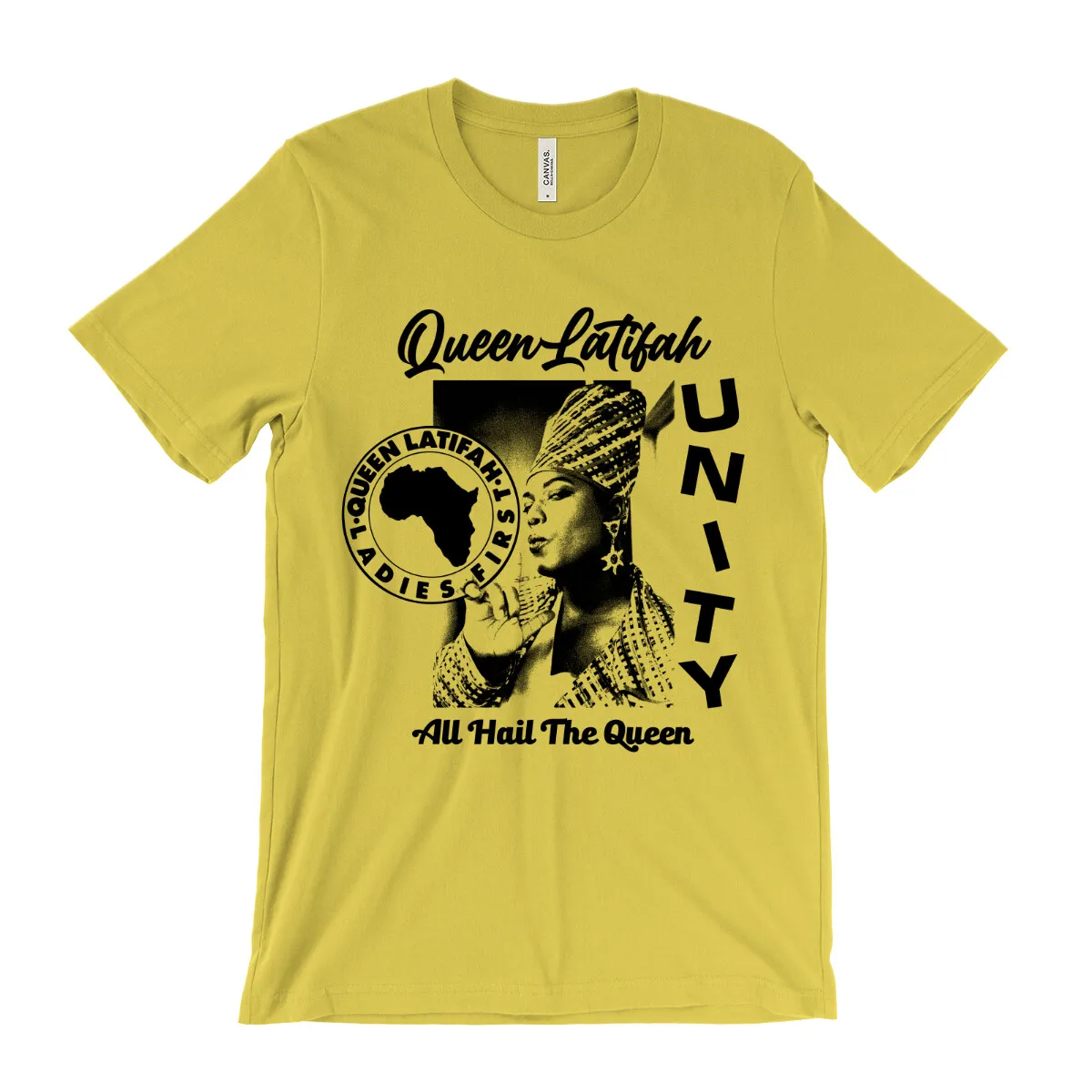 Camiseta Rainha Latifah - Todos ganham a Rainha Natureza de uma Sista Senhoras Primeira unidade