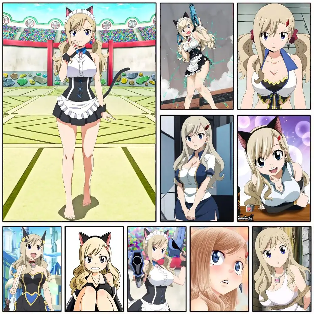 Fantasy Anime E-Edens Zero Rebecca Bluegarden Poster Wall Art Print Decorative Mural Home Decor Gift Unframed