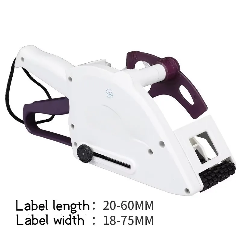 Semi automatic handheld bottle labeling machine and carton labeling machine