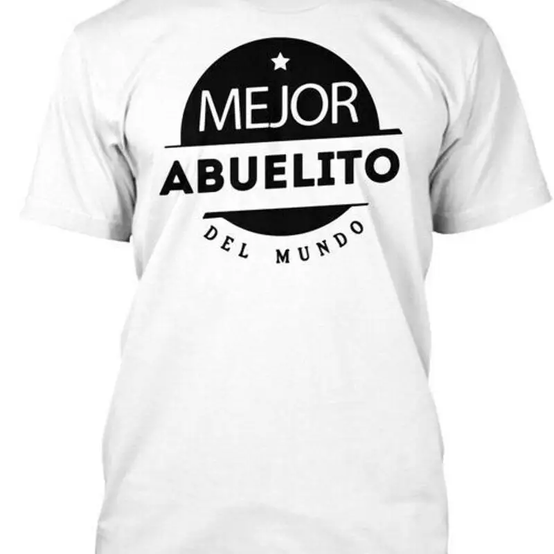 تي شيرت رجالي Regalo Para Abuelo Mejor Abuelito Del Mundo مصنوع في الولايات المتحدة الأمريكية من S إلى 5XL