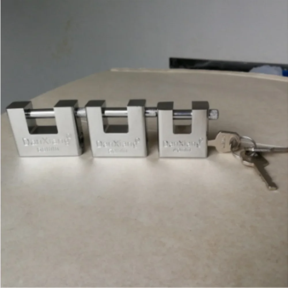Top Security Heavy Duty Padlock for Shipping Container Garage Trailer - Durable Lock with 3 Keys for Secure Storage