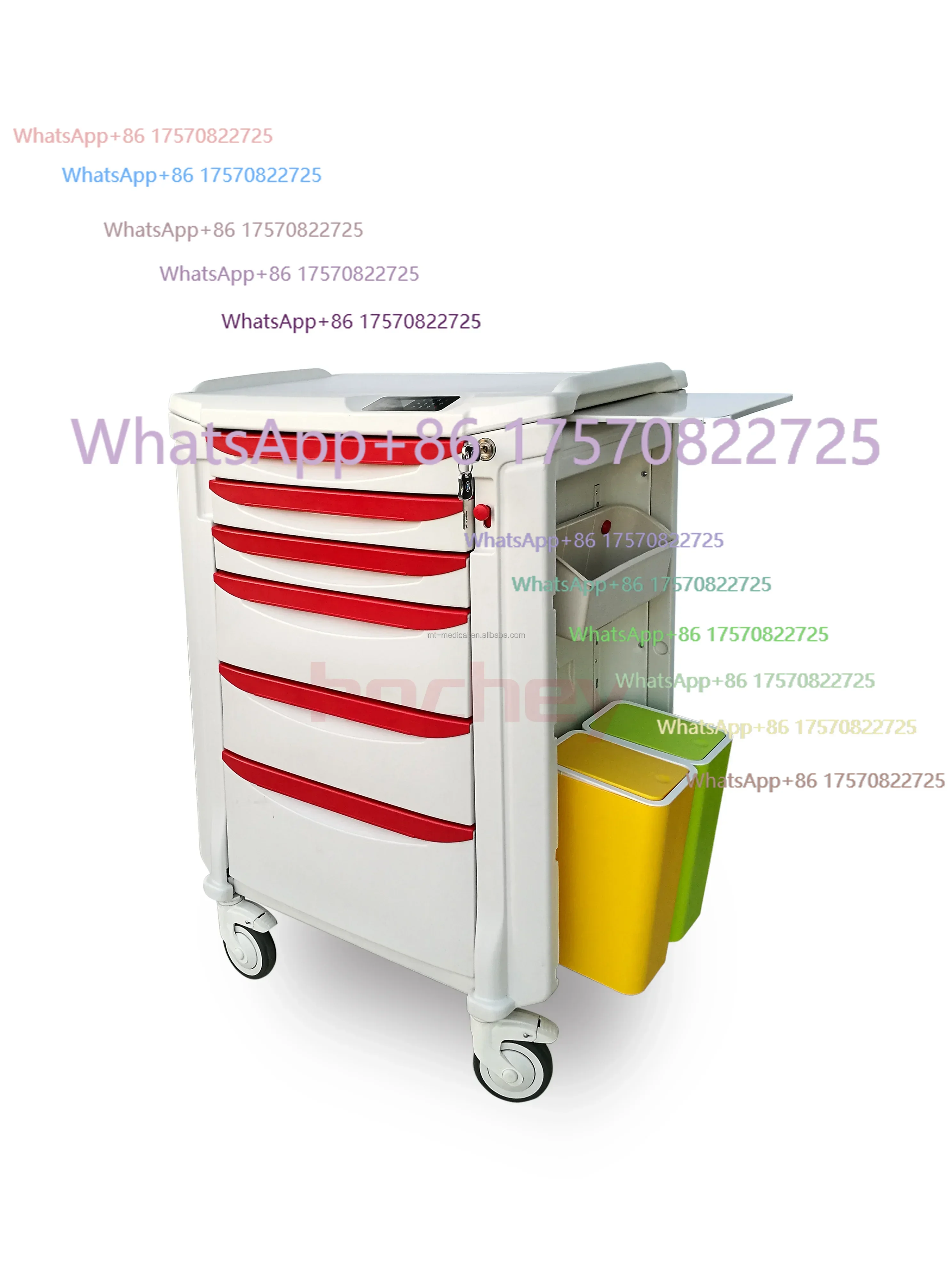 Medical  Equipment Medical  Emergency ABS     Clinic Trolley