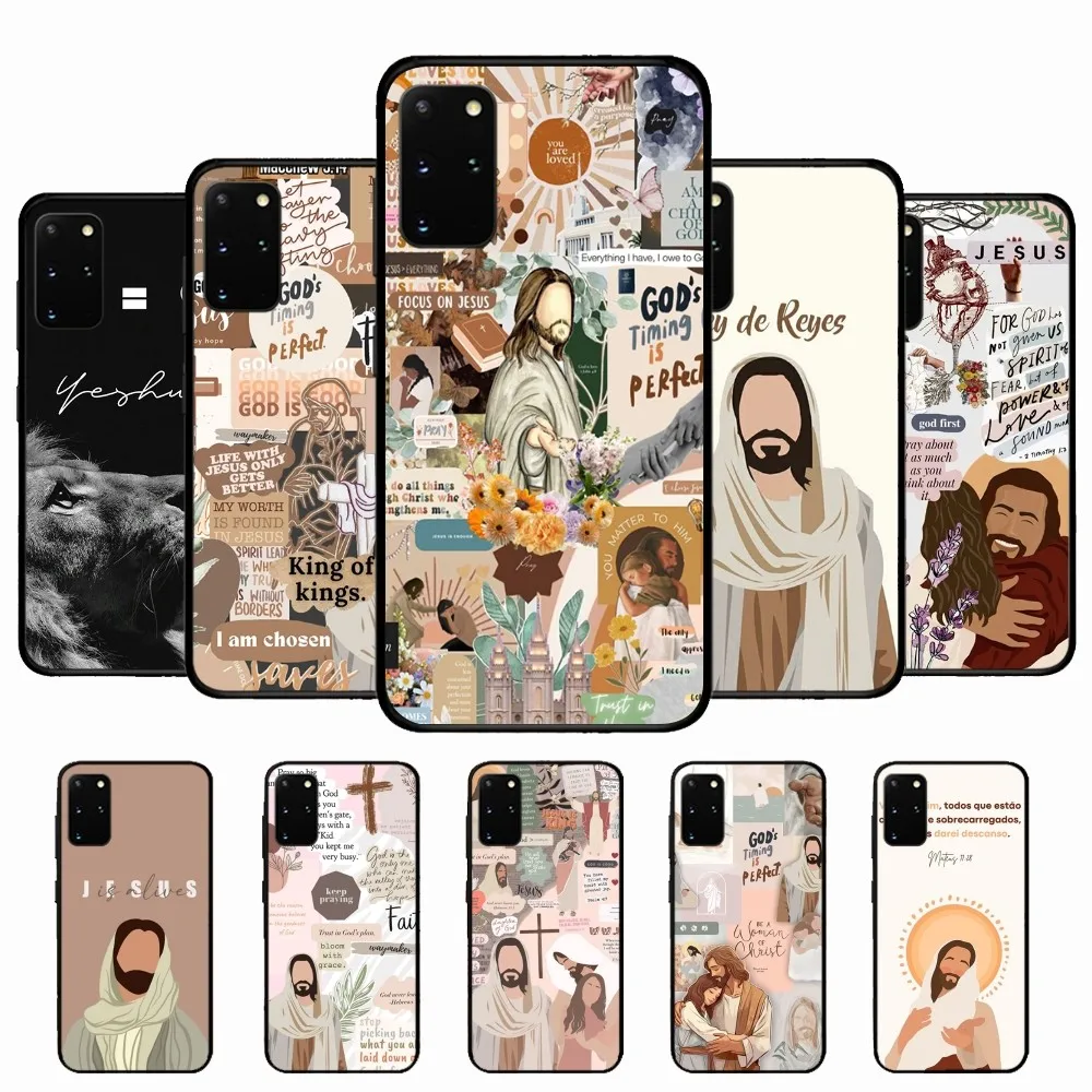 New Faith Christian Religious Jesus Phone Case For Samsung S 9 10 20 21 22 23 30 23 24 plus lite Ultra FE S10lite Fundas