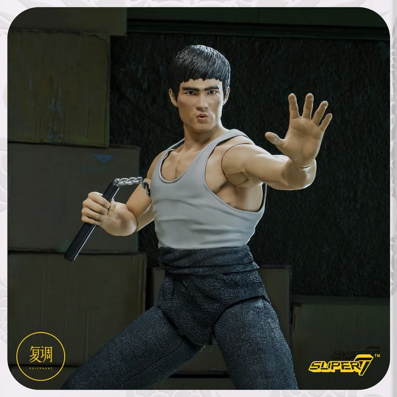 Super 7 Ultimate Edition Series 1 Action Figure - Bruce Lee Death Game Festival Gift Collectible Toy For Fans