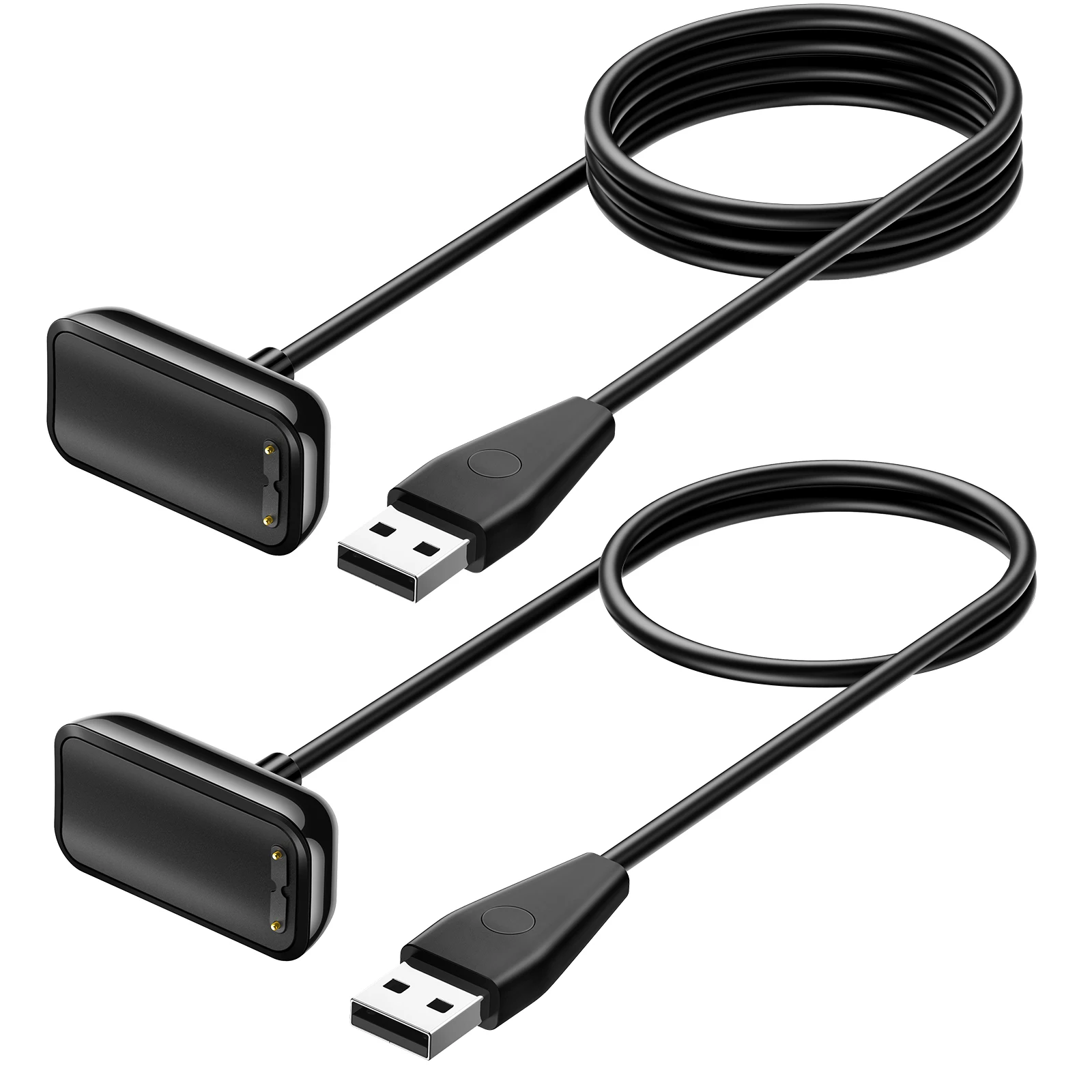 100cm/50cm przewód ładowarki USB dla Fitbit Charge 5 kabel ładujący dla Fitbit Luxe USB stacja ładująca ładowania z funkcja resetowania