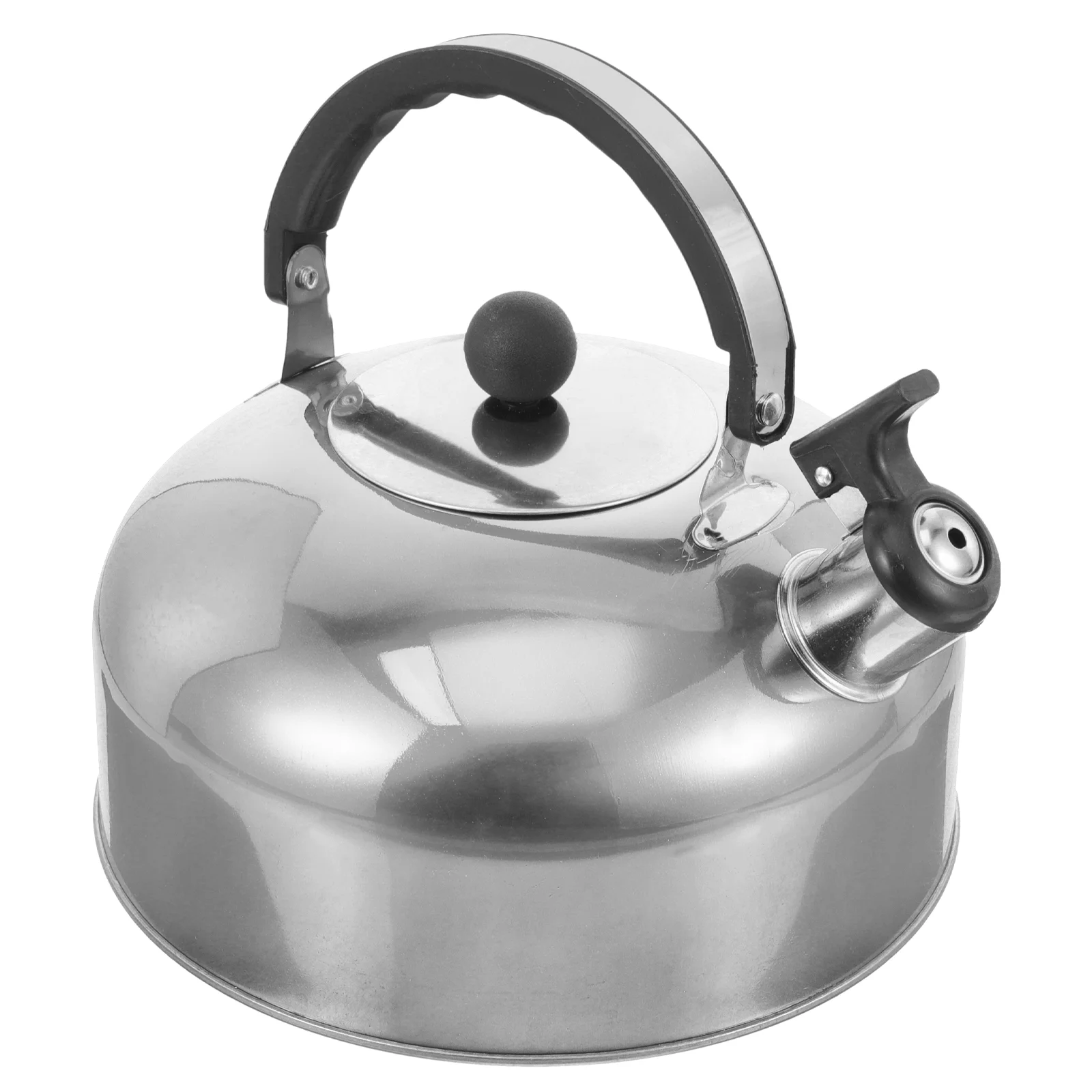 Whistling Tea Kettle Tea Bottle Stainless Steel Stovetop Teapot 4L Camping Water Kettle