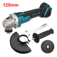 800W Electric Brushless Angle Grinder Lithium Battery Portable Household Cordless Grinding Polishing Cutting Power Tool