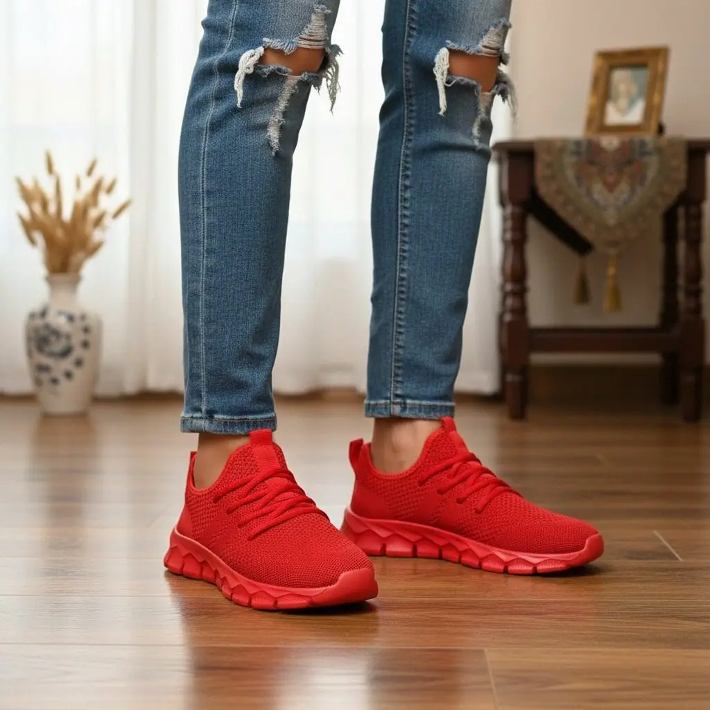 

Men's Sneakers Lightweight Women's Shoes Casual Flat Shoes Mens Running Sports Shoes Soft Tennis Breathable Male Sneakers