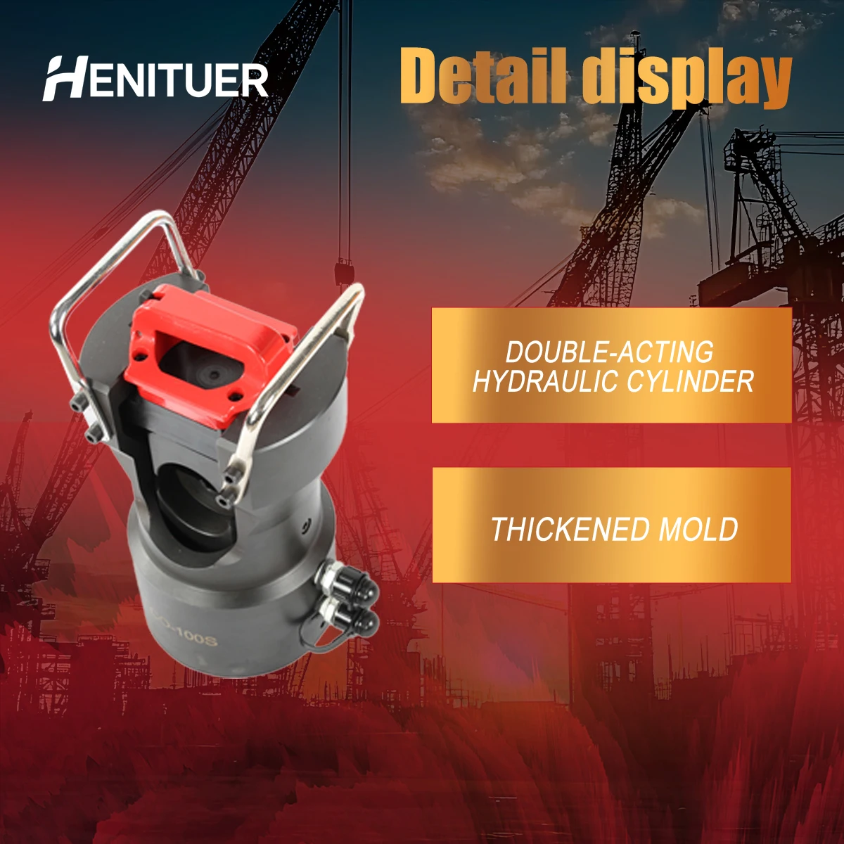 Portable Split Hydraulic Crimping Pliers 24mm High Quality Industrial-grade