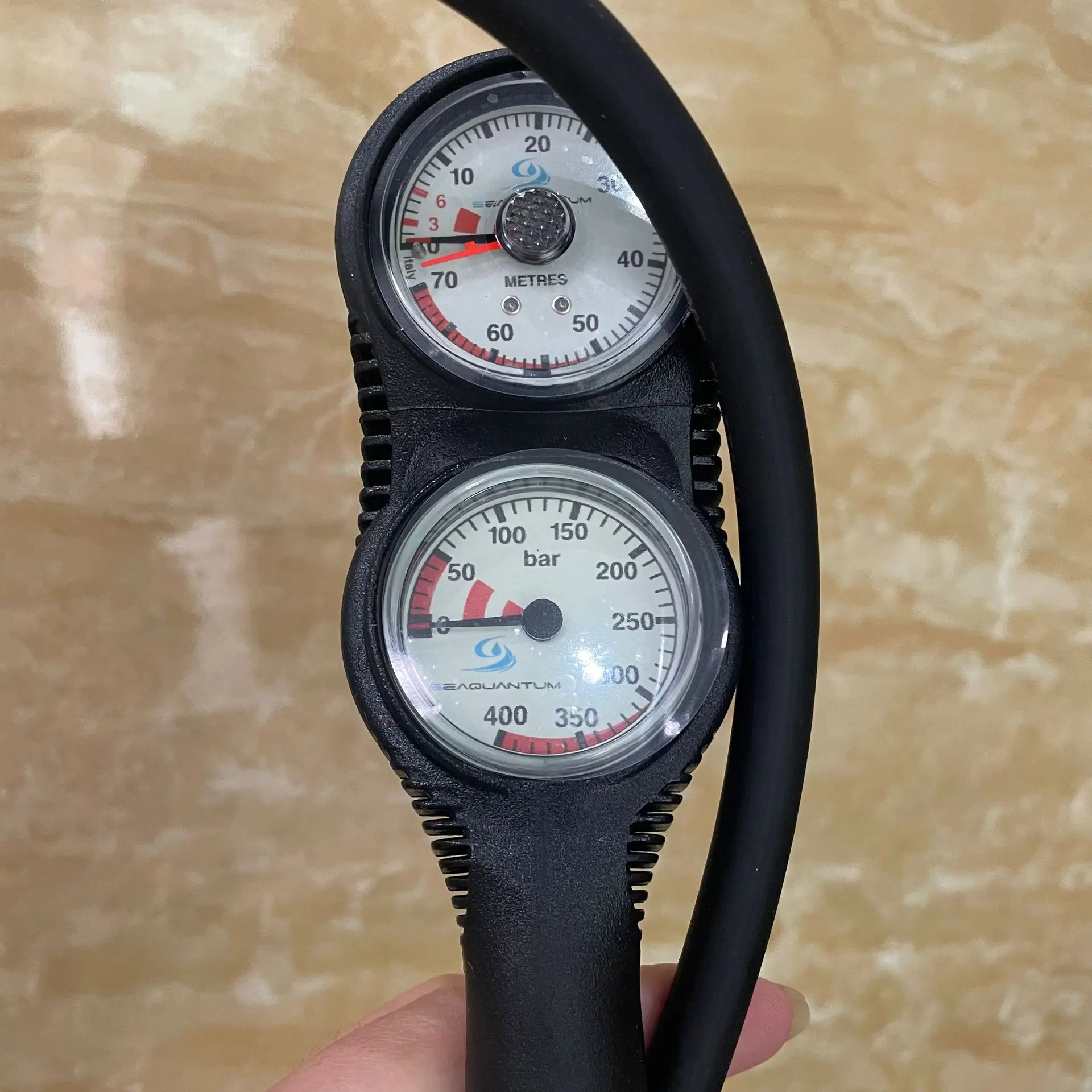 Diving Two-Table Integrated Dual Gauge Set Pressure Depth Gauge China Made